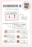 Vorschau - Poster - Klassensprecher_in - Eigenschaften, Aufgaben & Plakat - Deckblatt