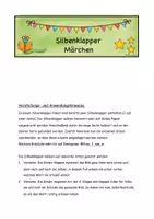Vorschau - Spiele - Silbenklapper Märchen - Leselernprozess - Seite 1