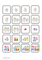 Vorschau - Fördermaterial/Inklusion - Klettmappe: Zählen im Zahlenraum 10 - Seite 3