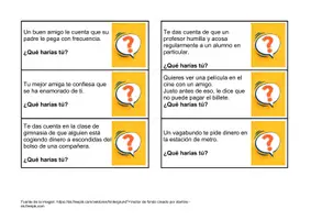 Vista previa - Juegos / Gamificación - Tomar decisiones morales ¿Qué harías tú? - página 1