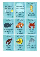 Vorschau - Spiele - Meerestiere: Ich habe... Wer hat...? Spiel (Wortschatz) - DaZ / Deutsch - Kl. 2/3 - Seite 2
