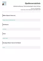 Vorschau - Arbeitsblätter - Selbsteinschätzung + Kriterienkatalog für einen Vortrag - Seite 1