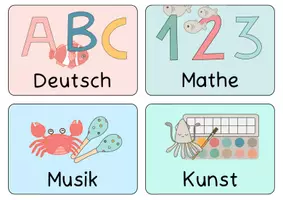 Vorschau - Poster - Meeresklasse Fächer Tagesplan Mottoklasse Meer - Seite 3