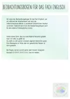 Vorschau - Anderer Materialtyp - Beobachtungsbogen Englisch - Seite 2