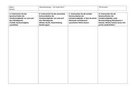 Vorschau - Arbeitsblätter - Klausurtraining "Ein netter Kerl" Kommunikationsmodelle - Deckblatt