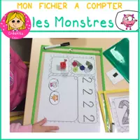 Aperçu - Préparation de séance / Séance complète - Atelier à compter des Monstres - Page 2