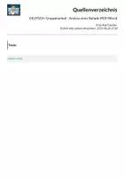 Vorschau - Stundenentwürfe - DEUTSCH: Gruppenarbeit - Analyse einer Ballade (PDF/Word) - Seite 3