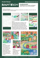 Vorschau - Stundenentwürfe - kinder.kunst.klasse - KREATIVREPORT - Hundertwasser - Goldfolienbild - Seite 2