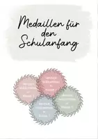 Vorschau - Poster - Medaillen für den Schulanfang Klasse 1 - Deckblatt