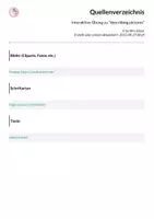 Vorschau - Arbeitsblätter - interaktive Übung zu "describing pictures" - Seite 2