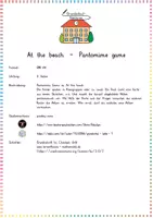 Vorschau - Spiele - At the beach - Pantomime game - Seite 1