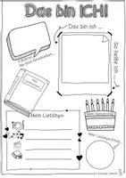 Vorschau - Arbeitsblätter - Das bin ICH! (Teil 1) - Steckbrief für die 1. Schulwoche - Seite 2