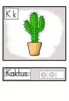 Vorschau - Präsentationen/Tafelbilder - Buchstabe K - Bild- und Wortkarten - Buchstabeneinführung DaZ / Deutsch - Seite 1