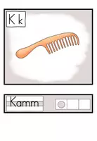 Vorschau - Präsentationen/Tafelbilder - Buchstabe K - Bild- und Wortkarten - Buchstabeneinführung DaZ / Deutsch - Seite 3
