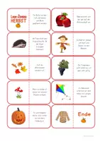 Vorschau - Spiele - Lese-Domino - Herbst - differenziert - Seite 3