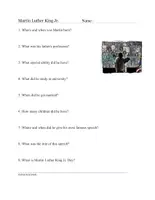 Vorschau - Text - Martin Luther King Jr English Biography : MLK Day - Seite 1