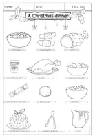 Vorschau - Poster - ENGLISH Christmas dinner Arbeitsblätter Sicherung Übung Einführung - Seite 3