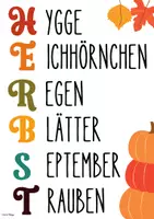 Vorschau - Poster - Herbst Deko für Klassenraum I Halloween Dekoration I herbstliche Wandbilder - Seite 3