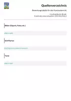Vorschau - Lehrpläne/Lehrermaterial - Bewertungstabelle für den Kunstunterricht - Seite 1