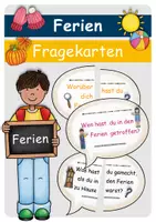 Vorschau - Spiele - Ferien - Fragekarten | Erzählkarten - Deckblatt