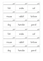 Vorschau - Merkblätter - Wortschatzkärtchen - Pets - Seite 3
