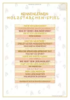 Vorschau - Spiele - HOLZSTÄBCHEN-SPIEL: ICH ÜBER MICH (KENNENLERNSPIEL) - Deckblatt
