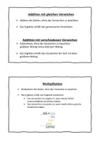 Vorschau - Arbeitsblätter - Rationale Zahlen Stationsarbeit- mit Lösungen - Seite 1