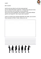 Vorschau - Arbeitsblätter - Bin ich schön? Umgang mit Schönheitsidealen und Fakebildern - Seite 1