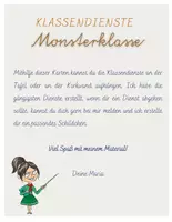 Vorschau - Poster - Klassendienste für die Monsterklasse - Seite 1