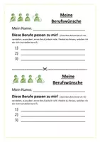 Vorschau - Spiele - Meine Berufswünsche - Bewegungsspiel, Flunkerspiel (Spiel, Berufsorientierung, Berufsvorbereitung, KAOA) - Seite 1