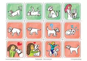 Vorschau - Bildkarten - Hund im Kindergarten, das Spiel zum Ausdrucken - Seite 3