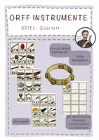 Vorschau - Spiele - ORFF Instrumente SPIEL Quartett - Deckblatt