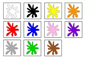 Vorschau - Spiele - Wort-Bild-Karten für Spiele - los colores - Seite 1