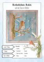 Vorschau - Unterrichtsreihen - Zeichenstunde Rotkehlchen Robin und die Tiere im Winter FREEBIE - Seite 3