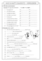 Vorschau - Arbeitsblätter - The verb "can" - Grammar Sheet & Grammar Exercises - Seite 2