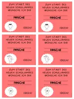 Vorschau - Mal- und Bastelvorlagen - Willkommensgeschenk zum Schulstart - Lutschdragees (Version 2) - Seite 2