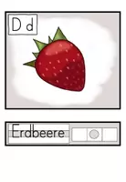 Vorschau - Präsentationen/Tafelbilder - Buchstabe D - Bild- und Wortkarten - Buchstabeneinführung DaZ / Deutsch - Seite 3
