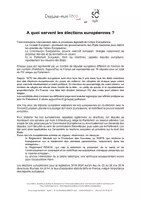Aperçu - Fiches - À quoi servent les élections européennes ? - Page 1