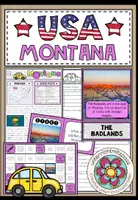 Vorschau - Arbeitsblätter - USA - Montana (Fact Sheets, Worksheets and Games) - Deckblatt