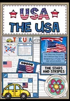 Vorschau - Arbeitsblätter - The USA - (Fact Sheets, Worksheets and Games) - Deckblatt
