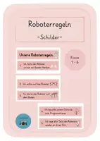 Vorschau - Poster - Regeln für den Einsatz von Robotern - Deckblatt