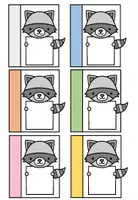 Vorschau - Poster - Türaushang Waschbärenklasse – Türschild & Türdeko fürs Klassenzimmer - Seite 2