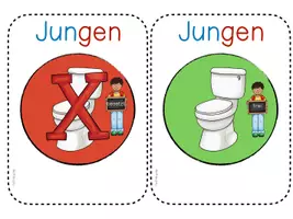 Vorschau - Bildkarten - Toilettenampel verschiedene Versionen Freebie gratis - Seite 2