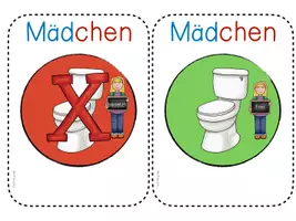 Vorschau - Bildkarten - Toilettenampel verschiedene Versionen Freebie gratis - Seite 3