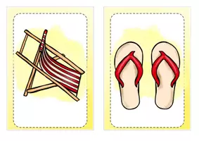 Vorschau - Bildkarten - Am Strand / Sommer: Bild- und Wortkarten - DaZ / Deutsch - Kl. 1/2 - Seite 3