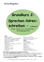 Vorschau - Arbeitsblätter - Familie, aus: Grundkurs 2: Sprechen - hören - schreiben, ab 2 - Deckblatt