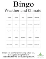 Vorschau - Spiele - Weather and Climate Bingo Great for Review and Cover Lessons- - Seite 2