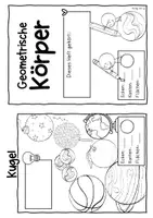 Vorschau - Arbeitsblätter - Ausmalheft geometrische Körper - Seite 2