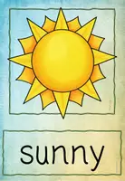 Vorschau - Poster - ENGLISH Weather BK WK Bildkarten Wortkarten Einführung Wortschatz - Seite 3