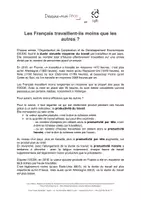 Aperçu - Fiches - Temps de travail et productivité : Les Français travaillent-ils moins que les autres ? - Page 2